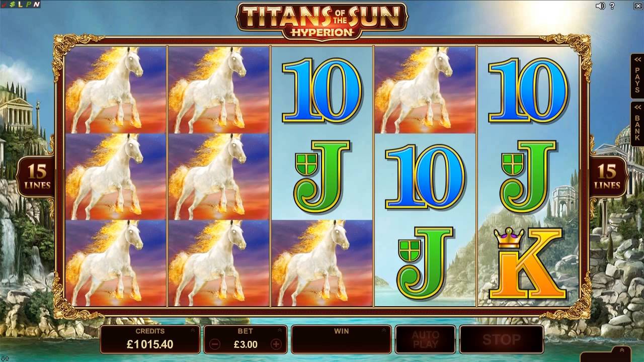 Titans of the Sun Hyperion Slot Machine