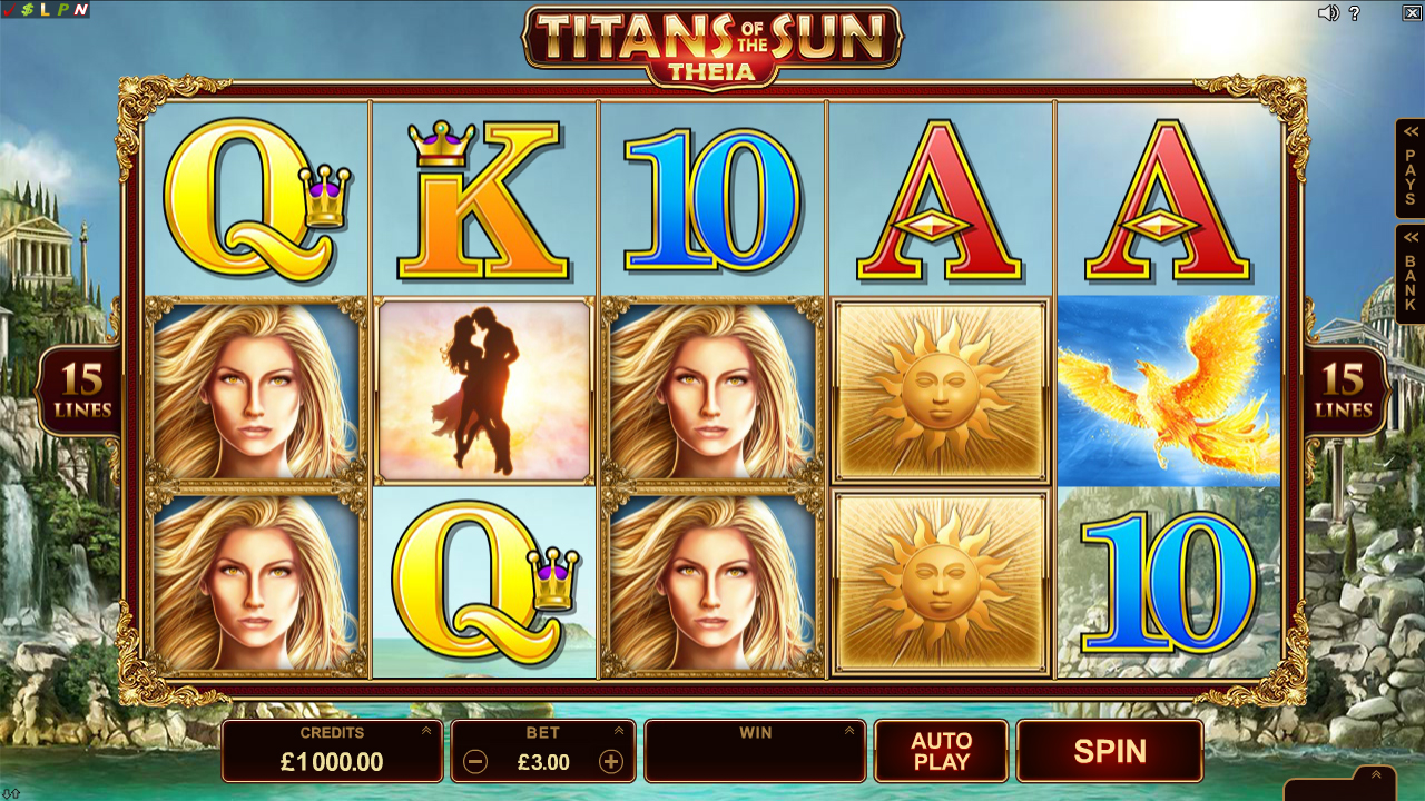 Titans of the Sun Theia Slot Machine